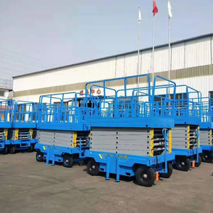 Élévateurs à ciseaux électriques d'approvisionnement d'usine Élévateur d'ascenseur hydraulique mobile auto-mobile Élévateur à ciseaux de couleur personnalisé - Product Image 1
