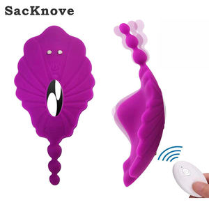 SacKnove Erotisches Silikon Unsichtbares Schmetterlings-Vibrations-Ei Kabelloses Ferngesteuertes G-Punkt Erwachsenen-Slip-Vibrator Sexspielzeug - Product Image 1
