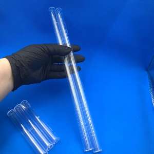 Transparente Quarzglas röhre Optische Quarz-Doppelvakuum-Quarzglas röhre - Product Image 6