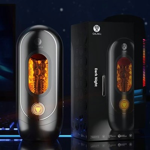 Godet de masturbation masculin avec fonction de succion et de vibration, assistant vocal en anglais, jouet sexuel, marque OEM - Product Image 1