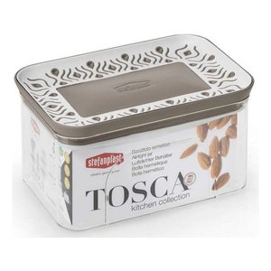 Barattolo <b>plastica</b> (700ml) TOSCA Tortora 55550 - Product Image 1