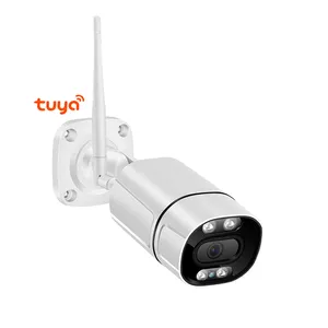 Outdoor Wireless Tuya Smart Life App H.265 3.0MP Digital P2P CCTV Wifi Security Bullet Camera
