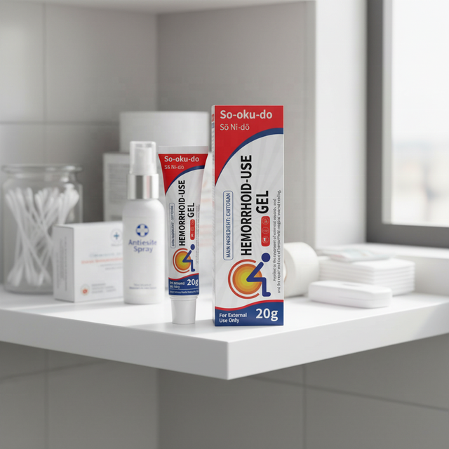 Wholesale 20g Chitosan Hemorrhoid Gel External Wound Repair Stock Ready for Pharmacy Health Retailers