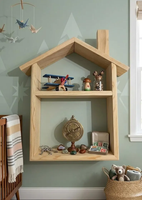 Étagère murale Montessori pour enfants, organisateur de jouets, étagère de présentation de jouets, étagère de rangement pour jouets Montessori