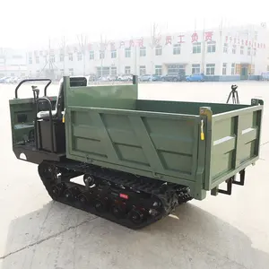 Best Selling Crawler Transport Vehicles CE Approved Walking Small Dump Trucks Tracked Dumping Truck For Agricultural