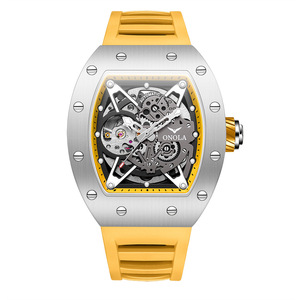 Onola 2022 sang trọng thể thao đồng hồ cho nam giới 3838 vuông tùy chỉnh logo Arabic khắc Muslin xem azan quay số cửa sổ kính con trỏ - Product Image 4