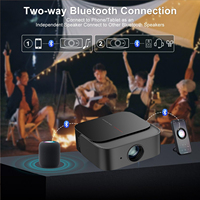 Proyectores de Cine en Casa, Proyector Inteligente 4K, 386 APPS, WIFI 5G, BT, Proyector FHD, Compatible con TV Stick, IOS y Android