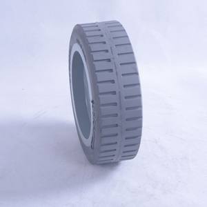 Pneus de travail aérien Jiangsu Top Tire 250*80, roues en caoutchouc pleines pour plateforme élévatrice à ciseaux, capacité de charge 440 kg - Product Image 1