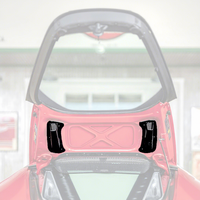 Livraison rapide - Couvercle de compartiment moteur arrière en fibre de carbone véritable SF90 Coupe - Conduits d'aération pour Ferrari SF90 Stradale