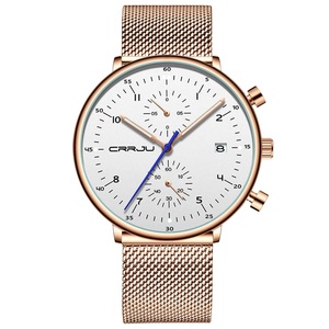 Nuevo Reloj de Cuarzo para Hombre, Popular, de Aleación, Redondo, de Acero Inoxidable, Color Sólido, Calendario, 42 mm, Escala Luminosa, Cronógrafo, Seis Agujas - Product Image 6