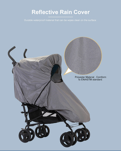 Rain shield baby trend <span class=keywords><strong>city</strong></span> mini 2 passeggino riflettente passeggino leggero con parapioggia per passeggino senza gancio - Product Image 2