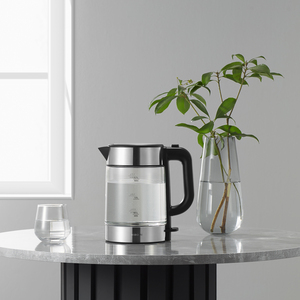 XM Electric Glass <strong>Kettle</strong> 1.7L One-touch Lid Opening Removable Filter EU <strong>Plug</strong> 2200W Fast Boiling <strong>Kettle</strong> - Product Image 3