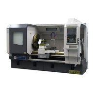 Torno CNC Horizontal Automático de Servicio Pesado con un Solo Husillo y Control PLC QK1327 de Bancada Plana para Roscado de Tuberías