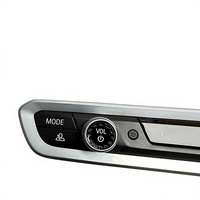 Panneau de commande audio Crystal pour BMW Séries 3, 5, 7, X3, X4, X5, X6, châssis G, mise à niveau ID7/ID8, remplacement de la barre de boutons de volume