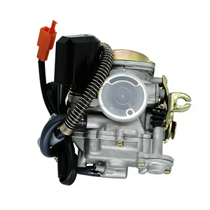 Carburateur pour <span class=keywords><strong>scooter</strong></span>, ATV, kart, quad, cyclomoteur GY6 <span class=keywords><strong>50cc</strong></span> 4 temps, moteurs 49CC/<span class=keywords><strong>50cc</strong></span> PD18J 139QMB avec collecteur d'admission - Product Image 5