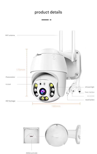 2026 1080P Weatherproof Wireless Security Camera PTZ Wireless SD <b>Card</b> Cloud <b>Memory</b> <b>Card</b> Options Security Camera - Product Image 2