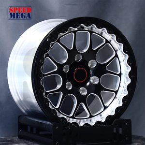 ล้อแม็กซ์แบบ Beadlock สีดำเงาขัดเงา ขอบกัดลาย สำหรับรถ Ford F-150 ขนาด 17 18 นิ้ว 6x135 5x135 - Product Image 2