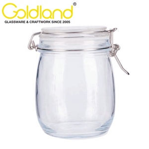 Lọ Thủy Tinh Thâm Quyến Với Nắp Bảo Lãnh Bằng Dây, Bình Thủy Tinh Kín Khí Có Nắp Đậy Kích Hoạt - Product Image 3