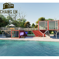 Maison mobile en acier à deux étages JHCE3, installation rapide, villa modulaire à prix compétitif pour une vie de luxe