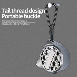 Ruban à mesurer en acier inoxydable de 5 m, règle à mesurer rétractable portable, outil de mesure pour la maison, l'agriculture et l'industrie - Product Image 4