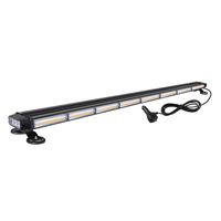 Hoch leistungs 8P 12V 24V LED Blitzlicht leiste Doppelseitig blinkende Not warn lampe Magnet fuß für PKW LKW Anhänger