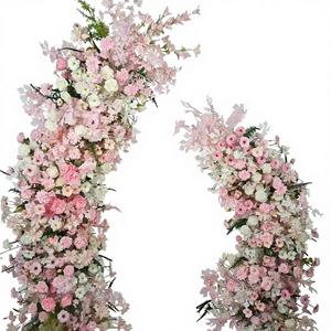 SMOOTH Rose artificielle en soie de haute qualité, design asymétrique fragmenté, couleurs personnalisables, taille ajustable, ensemble décoratif pour arche de mariage - Product Image 1