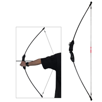 2025 amélioré 20LB noir jeunesse arc classique avec vue de précision léger et élégant ensemble de tir à l'arc pour garçons et filles jouet de tir