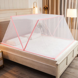 Mosquitero Plegable y Dosel para Cama para Adultos, Ideal para Dormitorios Estudiantiles, Sin Necesidad de Instalación, Sin Base - Product Image 5