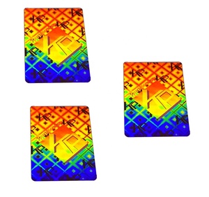 Custom 3D Laser Hologram <strong>Security</strong> Sticker Printed Holographic Aluminium Label - Product Image 3