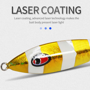 J9 – leurre métallique de type cuillère, appât artificiel idéal pour la pêche au bar ou au lancer depuis le rivage, 120g - Product Image 5