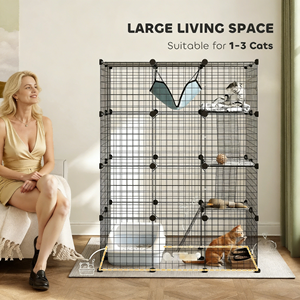 Ağır Hizmet Tipi Güçlü Dayanıklı <span class=keywords><strong>Metal</strong></span> Demir Tel Kaçış Önleyici Çıkarılabilir Tepsili Ev Veranda Kullanımı Büyük Kapasiteli <span class=keywords><strong>Metal</strong></span> Evcil Hayvan Kafesi - Product Image 2