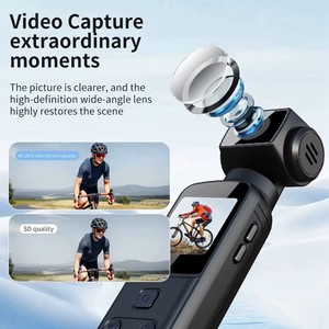 Telecamera WiFi Tascabile 4K HD 270 °   Videocamera Sportiva <span class=keywords><strong>Mini</strong></span> Portatile Anti-Shake Rotante per Registrazioni Outdoor e Ciclismo - Product Image 6