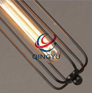 Креативная промышленная офисная люстра в стиле ретро, железная клетка, Подвесная лампа для бытовой техники, лофт, железные клетки, подвесные светильники - Product Image 3