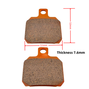 Plaquettes de frein pour moto, vélo électrique X5, frein à disque en graphène, plaquettes de frein en céramique Little Crab - Product Image 4