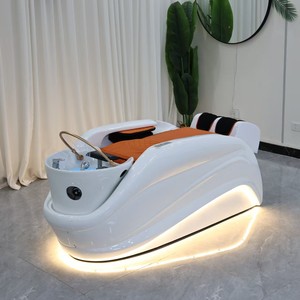 Sillón de Lavado de Cabello para Salón de Belleza con Luz LED, Masaje Eléctrico y Terapia Capilar, Suministro de Fábrica - Product Image 6