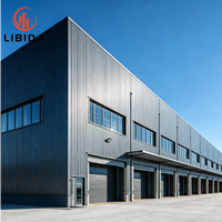 Edificio Prefabricado de Estructura de Acero, Almacén Refrigerado Aislado y Fábrica de Procesamiento Industrial, Taller de Metal Galvanizado