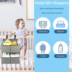 U867 personalizzare grande capacità fasciatoio porta pannolini per culla e box culla portatile tavolo appeso pannolino Organizer - Product Image 3
