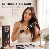 Tondeuse à cheveux électrique professionnelle sans fil pour pointes fourchues