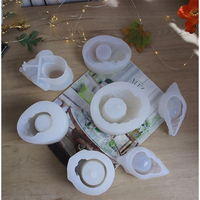 Moule en Silicone en forme d'éléphant, hibou, conque, modélisation géométrique, Pot de fleur en ciment, moule d'aromathérapie, moule en plâtre, porte-bougie