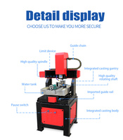 4040 Machine de gravure CNC de bureau pour bois acrylique métal Jade et fraisage PCB avec broche de routeur