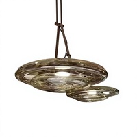 2024 Neue Edelstahl-Leder-Glas-LED-Pendelleuchte Luxuriöse Moderne Designer Einfache Beleuchtung Unregelmäßige Form Wohnzimmer