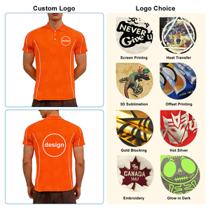 Camisas Polo de Manga Corta y Raglán para Hombre, de Alta Calidad, con Diseño de Bordado Personalizado, de Secado Rápido, para Gimnasio, Atletismo y Golf, al Por Mayor - Product Image 5