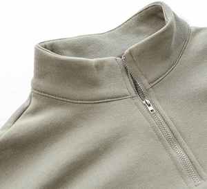 2025 nouveauté de haute qualité conception personnalisée à capuche femmes mode quart Zip blanc sweats à capuche haut court femmes veste - Product Image 4