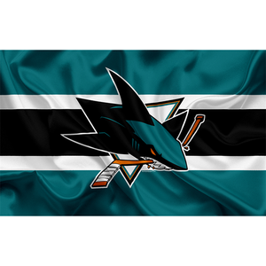 Bandera Personalizada de Alta Calidad con Impresión de Logotipo de los San Jose Sharks, 3x5 pies, 100% Poliéster, Doble Cara - Product Image 6