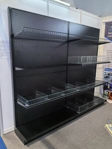 Proveedor de Estanterías de Alta Calidad, Estanterías de Góndola Tipo L, Estanterías TL Negras de 36 W y 16 D para Tiendas Minoristas - Product Image 3