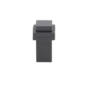Butées de <span class=keywords><strong>portail</strong></span> en acier inoxydable noir, butées de <span class=keywords><strong>portail</strong></span> carrées en <span class=keywords><strong>caoutchouc</strong></span> personnalisées avec vis, vente directe d'usine - Product Image 2