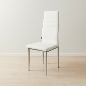 Sillas de Comedor Modernas de Diseño Nuevo con Patas de Metal para Cafetería, Hotel, Cocina, Asiento de Cuero Sintético para Restaurante - Product Image 4