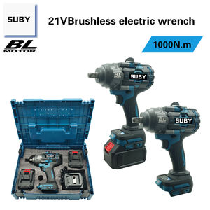 Endüstriyel 1000N.m şarj edilebilir elektrikli darbeli anahtar Set DIY 21V anma için 1/2 inç fırçasız akülü elektrik anahtarı - Product Image 2