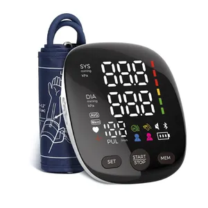 Harga pabrik otomatis Digital denyut jantung Monitor BP Meter tekanan darah pintar dengan suara Bluetooth untuk penggunaan rumahan