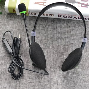 หูฟังแบบครอบหู Bukly ราคาโรงงาน พร้อมส่ง กันน้ำระดับ IPX-4 เชื่อมต่อแบบมีสาย USB ควบคุมระดับเสียงและปิดเสียงได้ เหมาะสำหรับฟังเพลงและเล่นเกม - Product Image 3